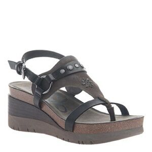 OTBT Women's Maverick Sandal, Black - Sandals 8.5